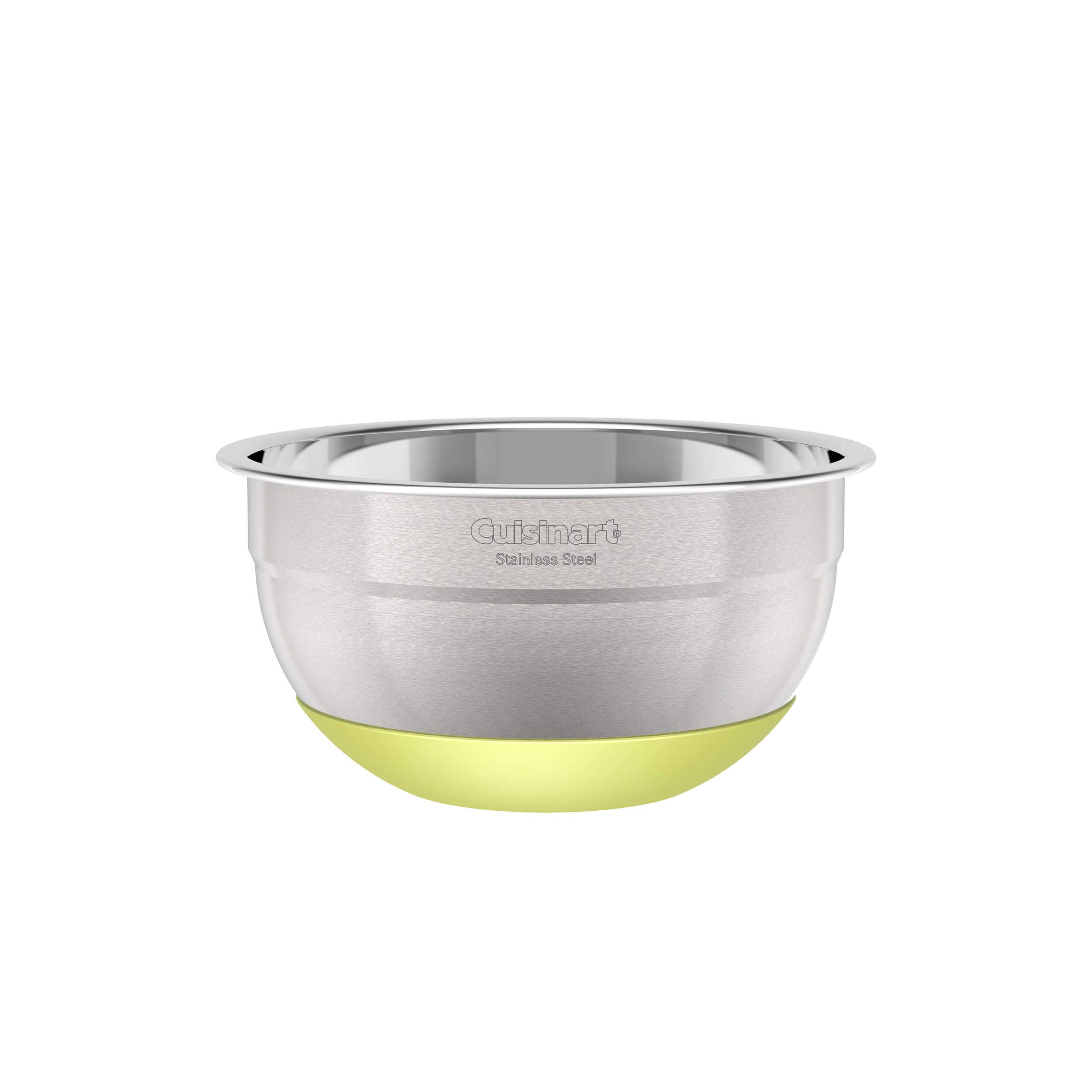 3-Piece Stainless Steel Mixing Bowls with Nonslip Base, 1.5qt, 3qt & 5qt - Image 4