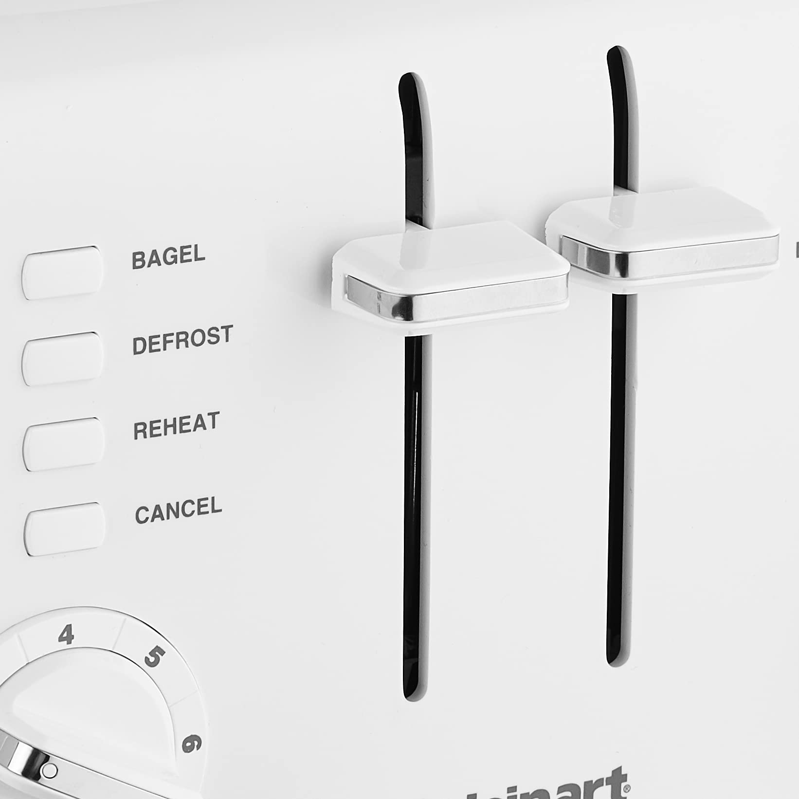 Cuisinart 4-Slice Compact Plastic Toaster, White, CPT-142P1 - Image 6