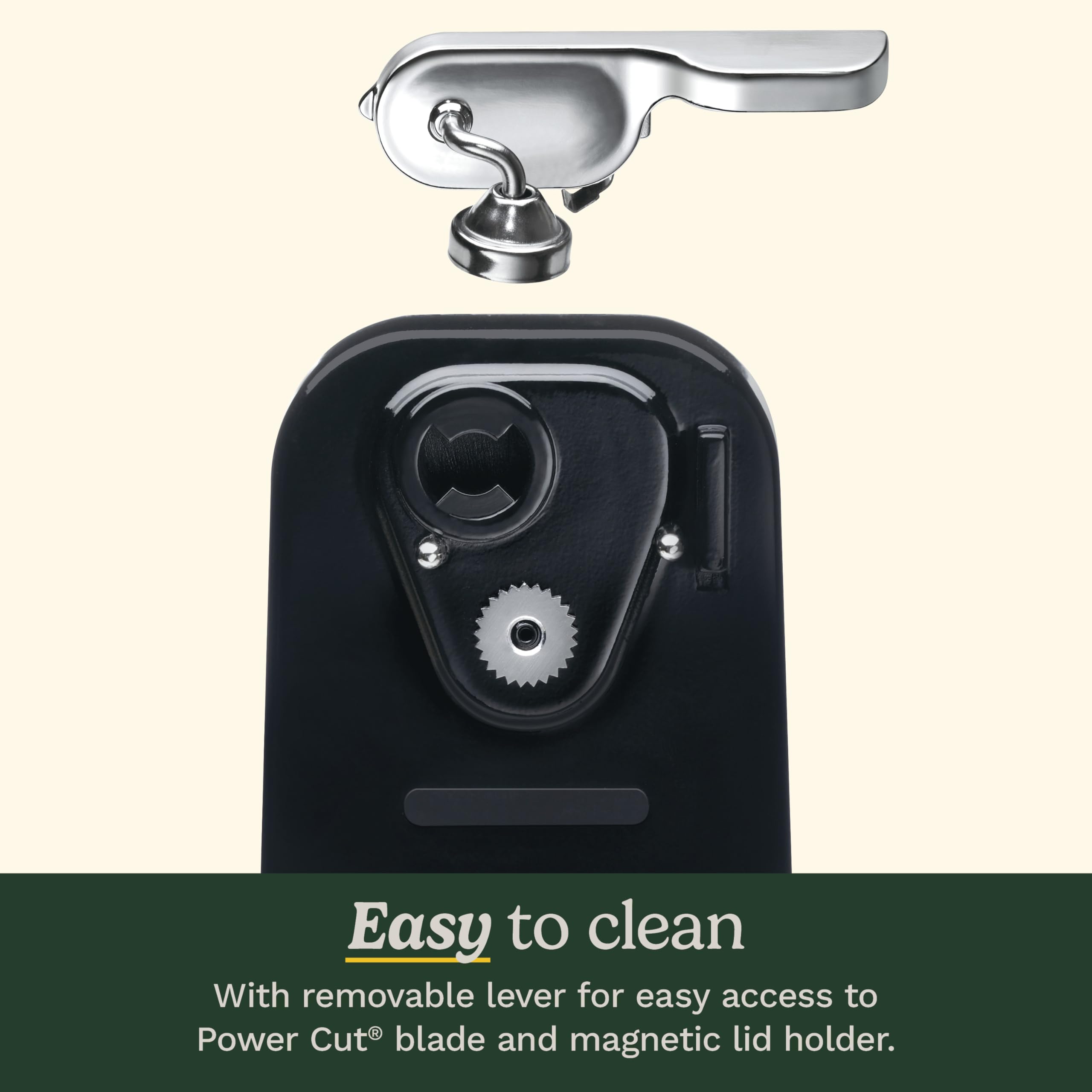 Cuisinart Can Opener with One-Touch Operation, Electric Can Opener for Kitchen Including Magnetic Lid Holder, Automatic Can Opener with Easy Clean Design and Nonslip Base, Black, CCO-50BKN - Image 5